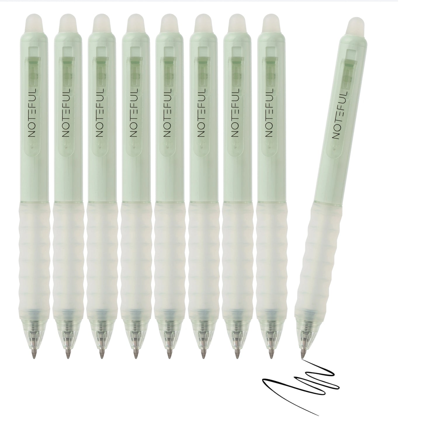 Noteful Erasable Gel Pen Set – 0.7mm Bullet Tip | Smooth Writing & Easy Erasing | Pack of 8 (Blue & Black Ink) (NFL107)