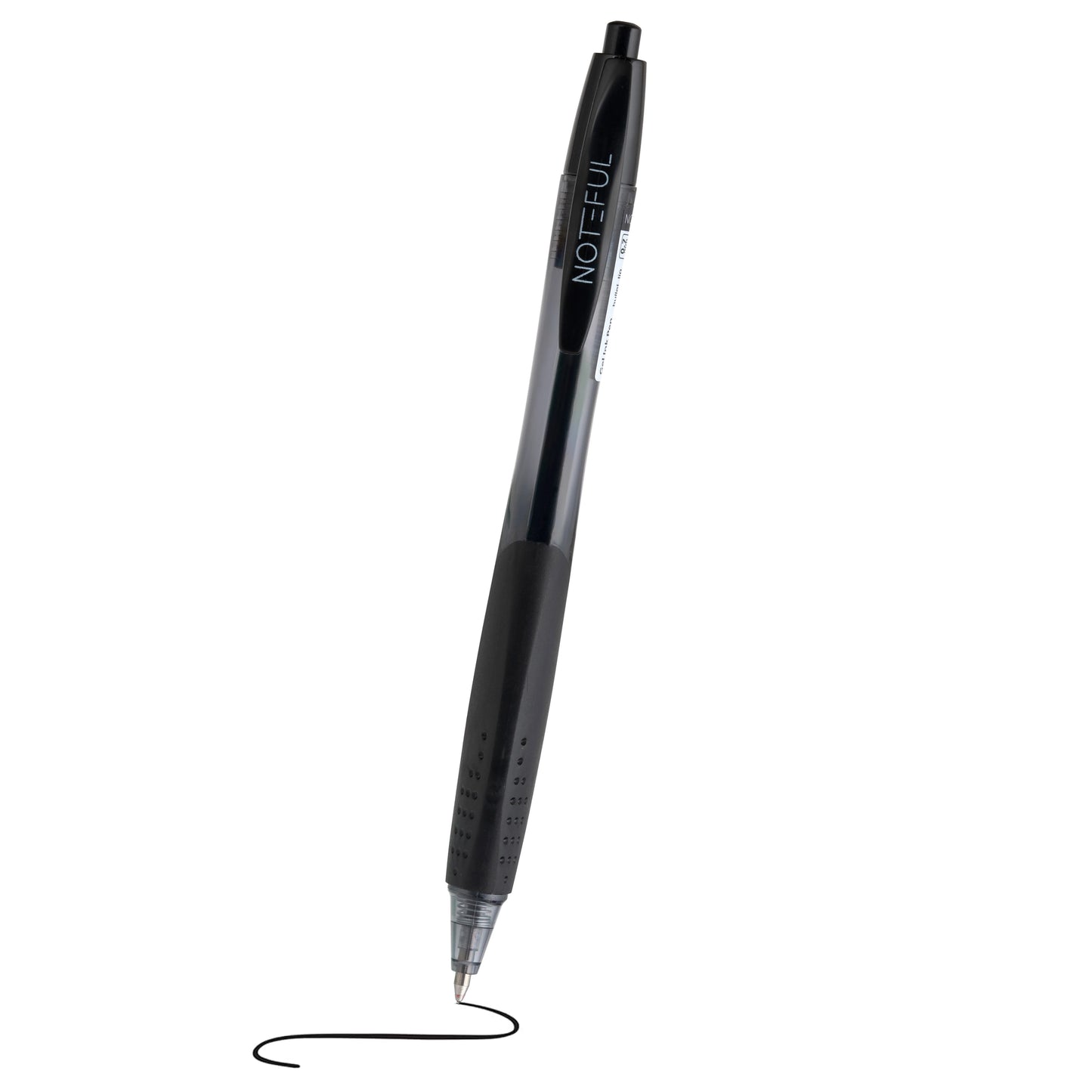 Noteful Retractable Gel Ink Pen – 0.7mm Bullet Tip, Smooth Writing, Quick-Dry Black Ink (8 Pcs)(NFL167)