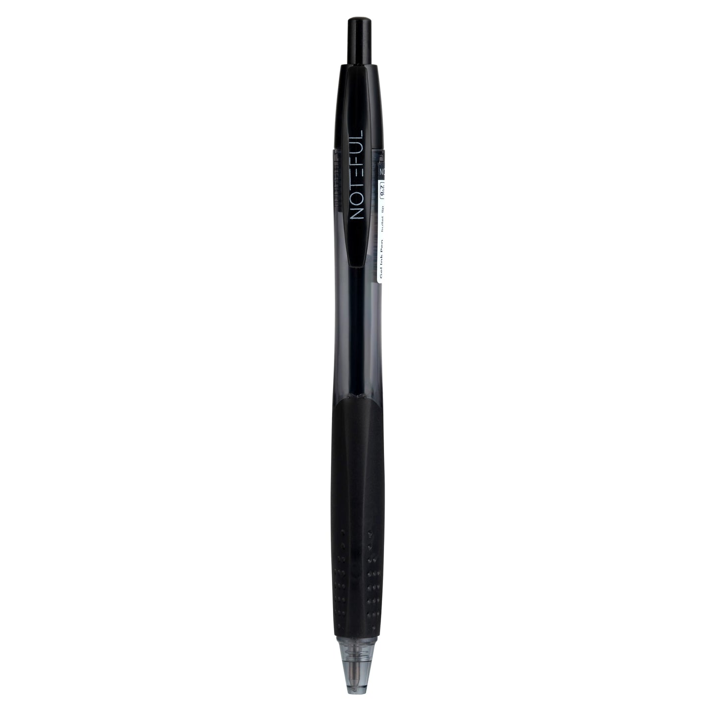 Noteful Retractable Gel Ink Pen – 0.7mm Bullet Tip, Smooth Writing, Quick-Dry Black Ink (8 Pcs)(NFL167)