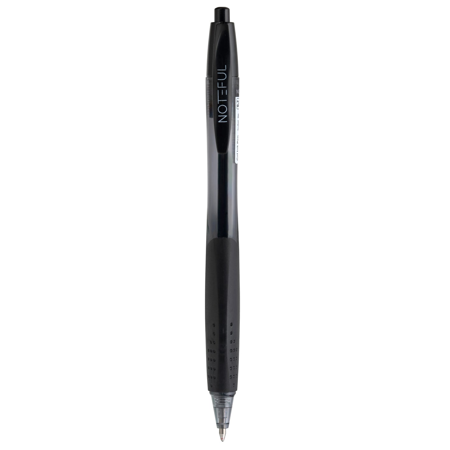 Noteful Retractable Gel Ink Pen – 0.7mm Bullet Tip, Smooth Writing, Quick-Dry Black Ink (8 Pcs)(NFL167)