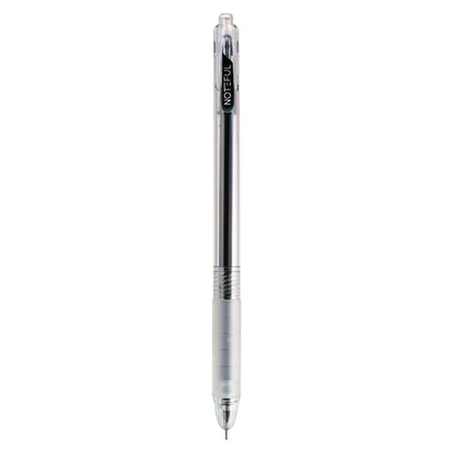 Noteful Retractable Gel Ink Pen - 0.7mm Needle Tip | Quick-Dry Black & Blue Ink | Pack of 12(NFL157)